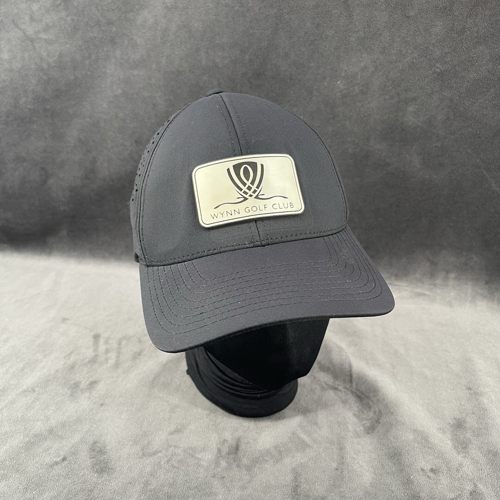 Branded Bills Wynn Golf Club Black Performance Adjustable Golf Hat Cap
